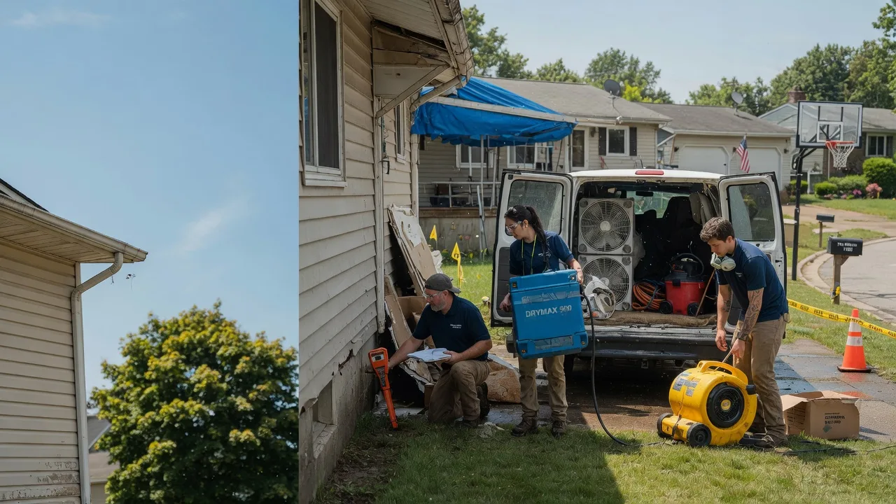 Ceiling Leak Cleanup in Fairmount, IL near me