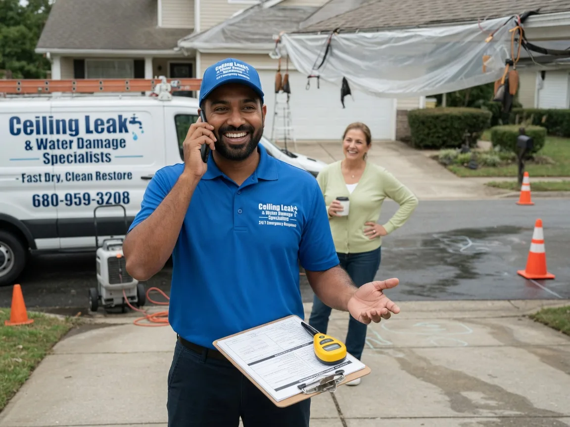 Ceiling Leak Cleanup Fairmount, IL FAQs